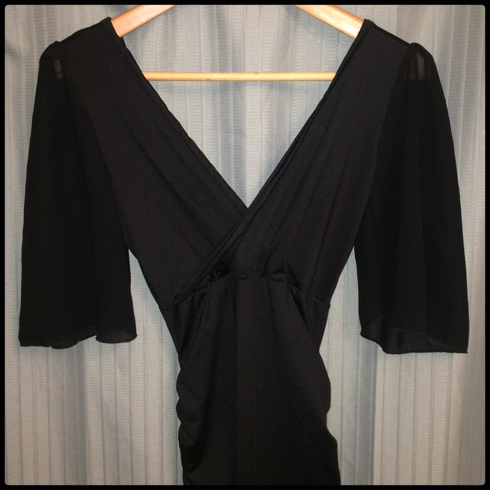 Black Bodycon Dress - Picture 2 of 6